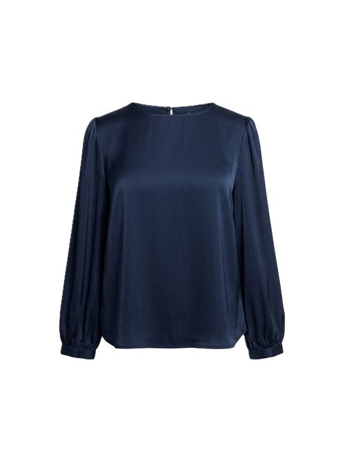 canyon crop top luxe Silk 95 Five | 24120LXN116 MYSTIC NAVY